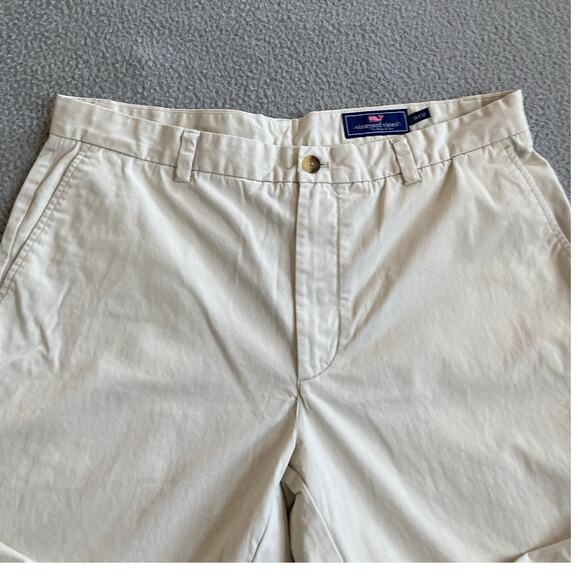 Vineyard Vines Breaker Pants 38 x 32 Chino Stretch Straight Khaki Beige Prep 36 - Picture 3 of 16